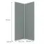 Čelo skrinky Luxeo F08-G60N2(72) green,2
