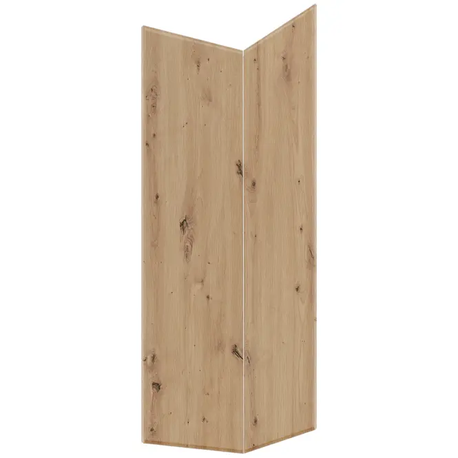 Čelo skrinky Luxeo F16-G60N2(100) tenký rám dub
