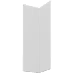 Čelo skrinky Luxeo F16-G60N2(100) tenký rám white