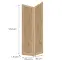 Čelo skrinky Luxeo F15-G60N2(100) rám dub,2