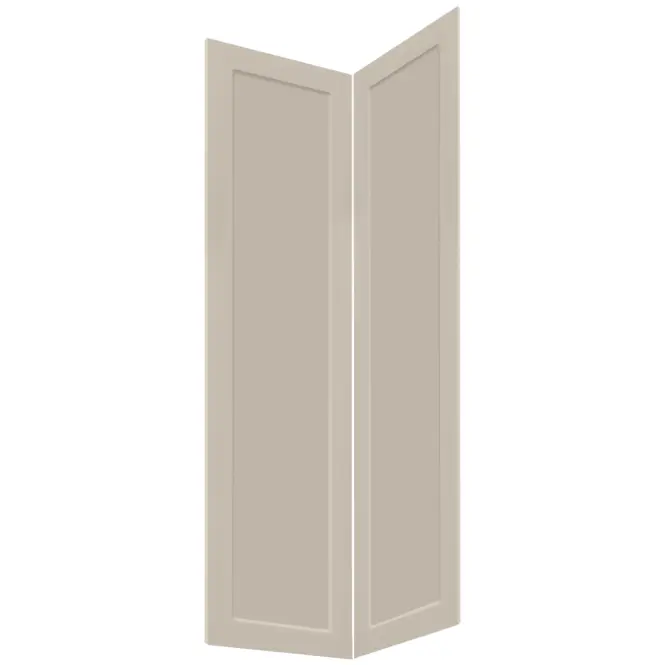 Čelo skrinky Luxeo F15-G60N2(100) rám kašmír