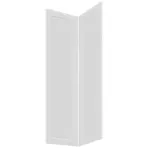 Čelo skrinky Luxeo F15-G60N2(100) rám white