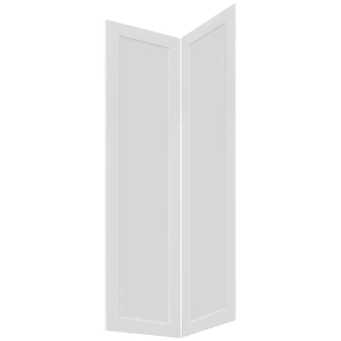 Čelo skrinky Luxeo F15-G60N2(100) rám white