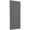 Čelo skrinky Luxeo F14-G60(100) ryfla dark grey