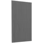 Čelo skrinky Luxeo F14-G60(72) ryfla dark grey