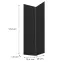 Čelo skrinky Luxeo F14-G60N2(100) ryfla black,2