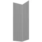 Čelo skrinky Luxeo F14-G60N2(100) ryfla grey