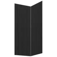 Čelo skrinky Luxeo F14-G60N2(72) ryfla black