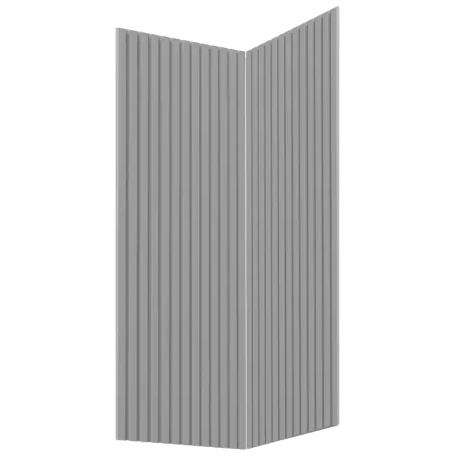 Čelo skrinky Luxeo F14-G60N2(72) ryfla grey