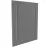 Čelo skrinky Luxeo F13-G60(100) hampton dark grey