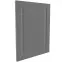 Čelo skrinky Luxeo F13-G60(100) hampton dark grey