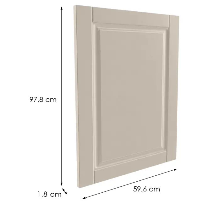Čelo skrinky Luxeo F13-G60(100) hampton kašmír,2