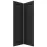 Čelo skrinky Luxeo F13-G60N2(100) hampton black