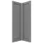 Čelo skrinky Luxeo F13-G60N2(100) hampton grey