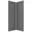 Čelo skrinky Luxeo F13-G60N2(72) hampton dark grey