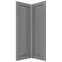 Čelo skrinky Luxeo F13-G60N2(72) hampton grey