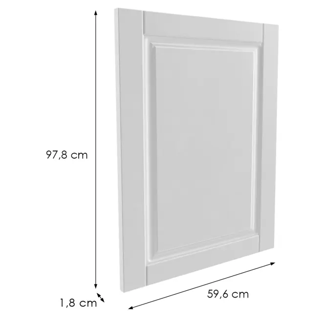 Čelo skrinky Luxeo F13-G60(100) hampton white,2