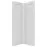 Čelo skrinky Luxeo F13-G60N2(72) hampton white