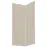 Čelo skrinky Luxeo F14-G60N2(72) ryfla kašmír