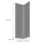 Čelo skrinky Luxeo F15-G60N2(100) rám grey,2