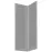 Čelo skrinky Luxeo F15-G60N2(72) rám grey