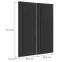Čelo skrinky Luxeo F13-G80(100) hampton black,2