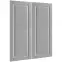 Čelo skrinky Luxeo F13-G80(72) hampton grey
