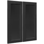 Čelo skrinky Luxeo F15-G80(72) rám black