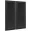 Čelo skrinky Luxeo F15-G80(72) rám black