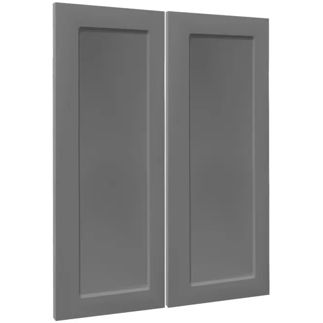 Čelo skrinky Luxeo F15-G80(72) rám dark grey