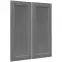 Čelo skrinky Luxeo F15-G80(72) rám dark grey