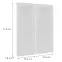 Čelo skrinky Luxeo F15-G80(72) rám white,2