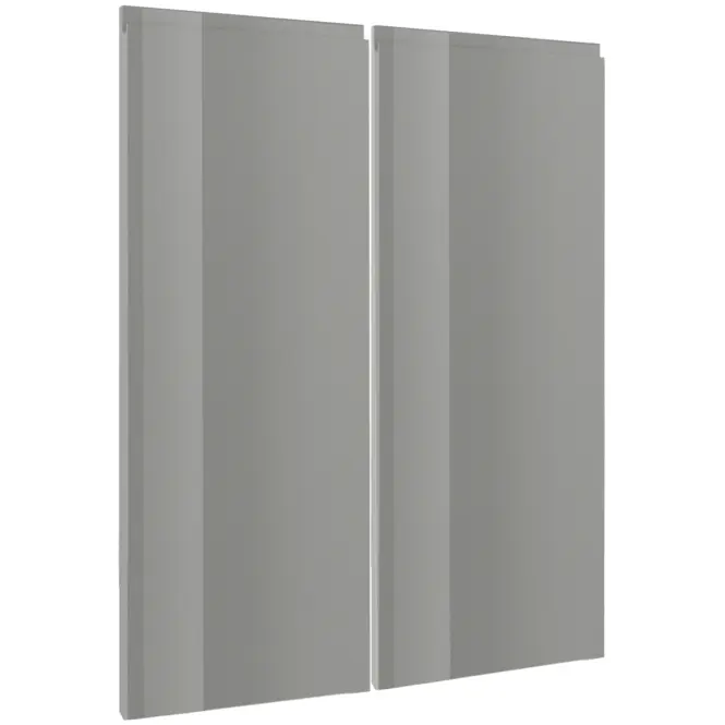 Čelo skrinky Luxeo F02-G80(100) grey lak