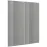 Čelo skrinky Luxeo F02-G80(100) grey lak