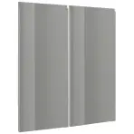 Čelo skrinky Luxeo F02-G80(72) grey lak