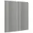 Čelo skrinky Luxeo F02-G80(72) grey lak