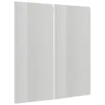 Čelo skrinky Luxeo F02-G80(72) white lak