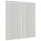Čelo skrinky Luxeo F02-G80(72) white lak