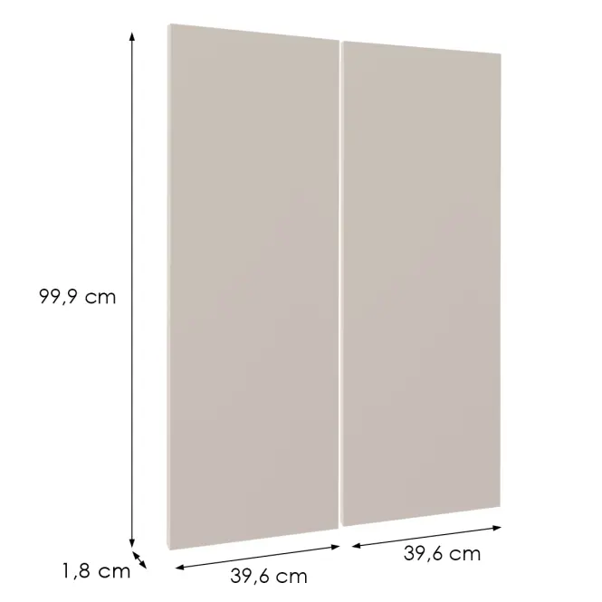 Čelo skrinky Luxeo F08-G80(100) beige,2