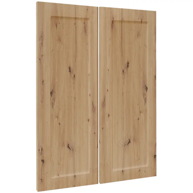 Čelo skrinky Luxeo F15-G80(100) rám dub