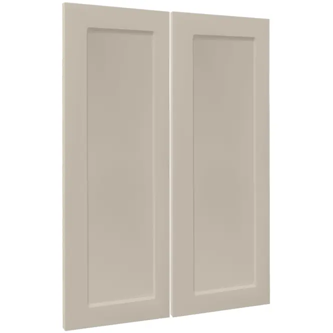 Čelo skrinky Luxeo F15-G80(100) rám kašmír