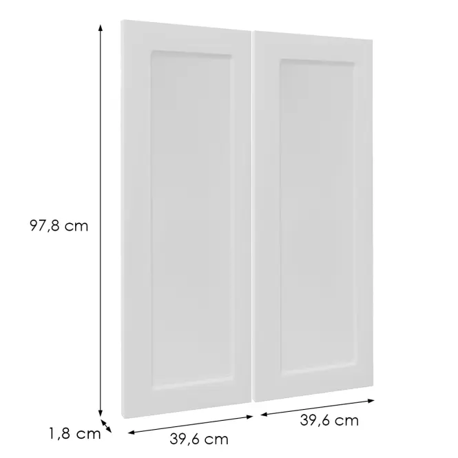 Čelo skrinky Luxeo F15-G80(100) rám kašmír,2