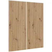 Čelo skrinky Luxeo F14-G80(100) ryfla dub