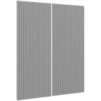 Čelo skrinky Luxeo F14-G80(100) ryfla grey