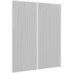 Čelo skrinky Luxeo F14-G80(100) ryfla white
