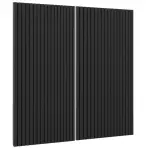 Čelo skrinky Luxeo F14-G80(72) ryfla black