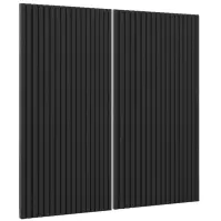 Čelo skrinky Luxeo F14-G80(72) ryfla black