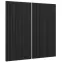 Čelo skrinky Luxeo F14-G80(72) ryfla black
