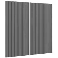Čelo skrinky Luxeo F14-G80(72) ryfla dark grey