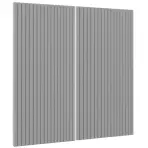 Čelo skrinky Luxeo F14-G80(72) ryfla grey